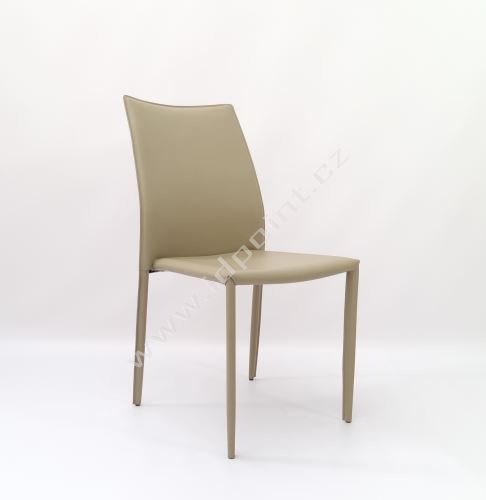 Kožená jídelní židle Maxim RSA regenerovaná kůže písková