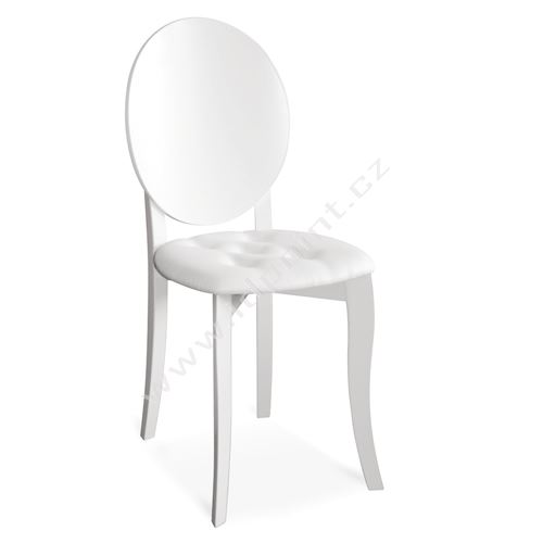 Jídelní židle Antonieta elegantní dřevěná lakovaná židle