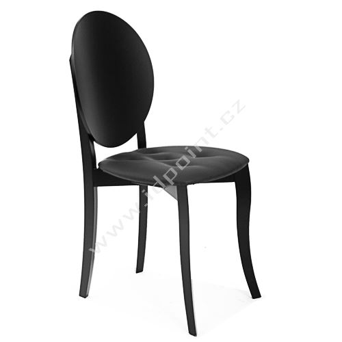 Jídelní židle Antonieta elegantní dřevěná lakovaná židle