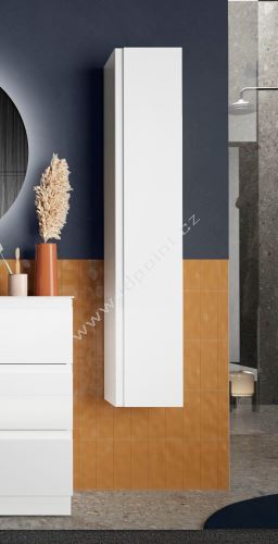Italská závěsná skříňka do koupelny Start-BC bílý lesklý lak